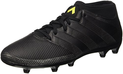 adidas Ace 16.3 Primemesh FG/AG, Botas de fútbol Hombre, (Core Black/Core Black/Solar Yellow), 41 1/3 EU