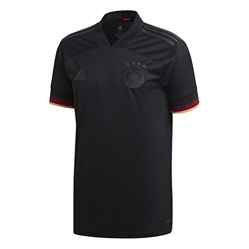 adidas Alemania Temporada 2020/21 Camiseta Segunda equipación, Unisex, Negro, M