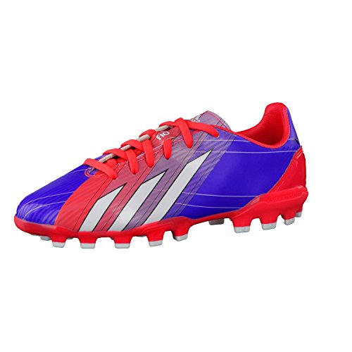 Adidas - Bota f10 traxion artificial grass messi junior, talla 38, color rojo