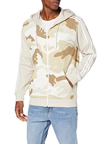 adidas Camo FZ Hoody Sudadera, Hombre, Multicolor/Clear Brown, S