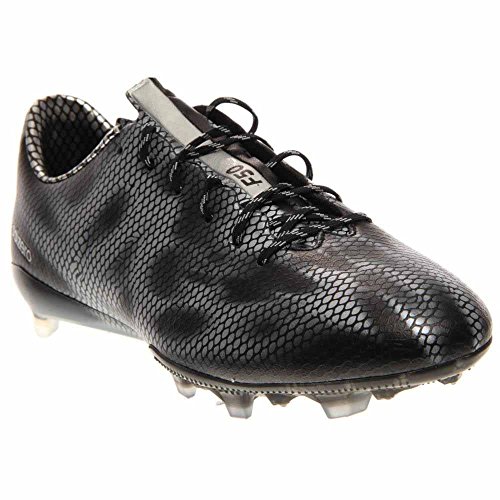 adidas F50 Adizero Fg Firm Ground Fútbol Cleat para hombre | Negro/Plata Talla 10.5