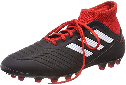 adidas Predator 18.3 AG, Botas de fútbol Hombre, Multicolor (Negbás/Ftwbla/Rojo 000), 42 2/3 EU