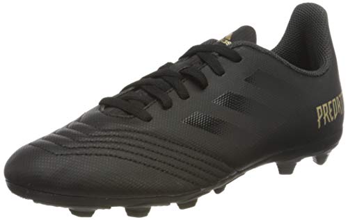 Adidas Predator 19.4 FxG J, Botas De Fútbol Unisex Niño, Multicolor (Core Black/Core Black/Gold Met/ 000), 35 EU