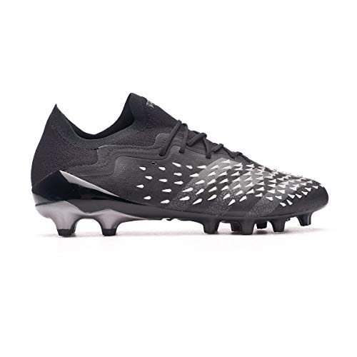 adidas Predator Freak .1 L AG, Bota de fútbol, Core Black-Grey Four-White, Talla 9 UK (43 1/3 EU)