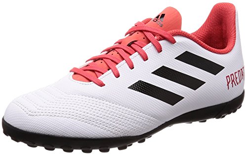 Adidas Predator Tango 18.4 TF J, Botas de fútbol Unisex niño, Blanco (Ftwbla/Negbas/Correa 000), 38 EU