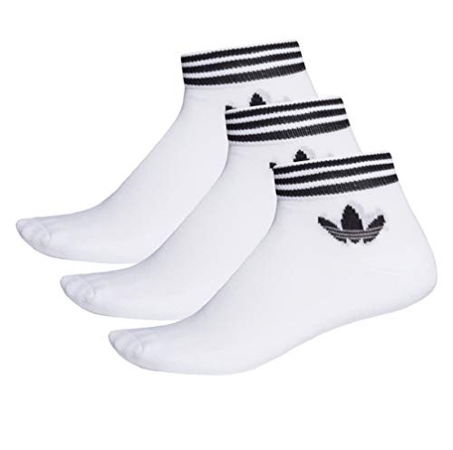 adidas Trefoil Ankle SCK HC - Calcetines (3 unidades) negro/blanco 43-46