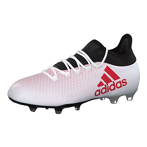 Adidas X 17.2 FG, Botas de fútbol Hombre, Gris (Gris/Correa/Negbas 000), 42 2/3 EU