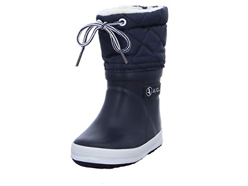 Aigle Giboulee, Botas de Caucho Unisex Niños, Azul (Marine/Blanc), 33 EU