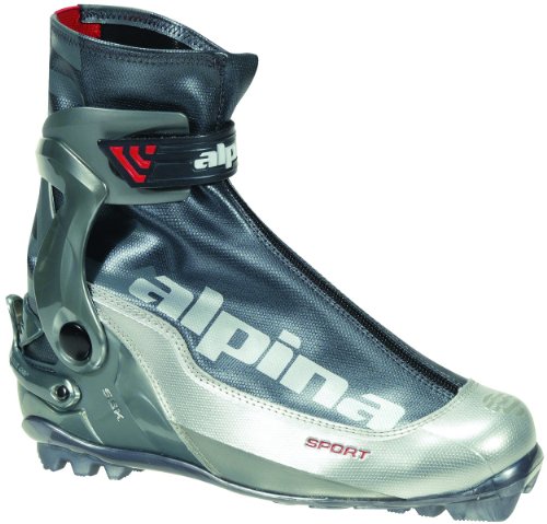 Alpina Serie SSK Deporte esquí nórdico Skate esquí Botas, Silver/Charcoal