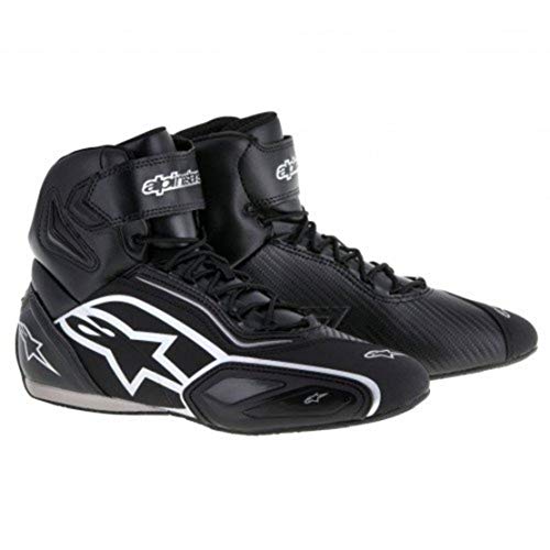 Alpinestars Faster -2 - Zapatillas 12 (45,5), Color Negro y Plateado