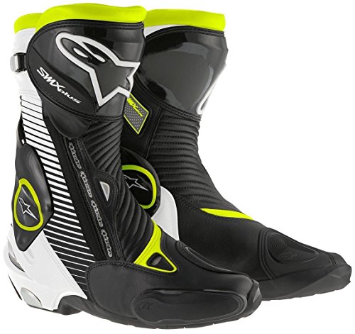 Alpinestars SMX Plus botas negro blanco amarillo 45