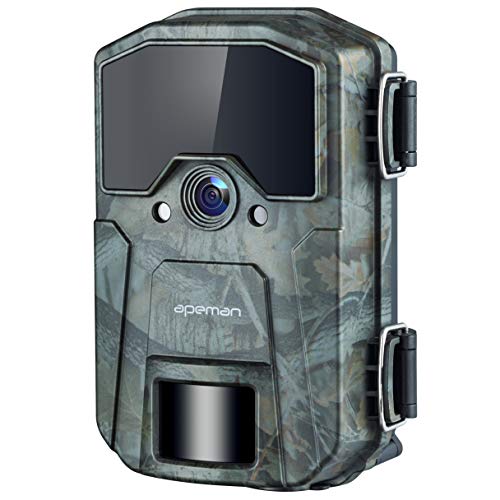 APEMAN Cámara de Caza 20MP 1080P Cámara de vigilància de la Vida Silvestre,Cámara de Juego de detección Nocturna sin LED de Brillo de 940nm IR,Lapso de Tiempo,Temporizador,Diseño Impermeable IP66