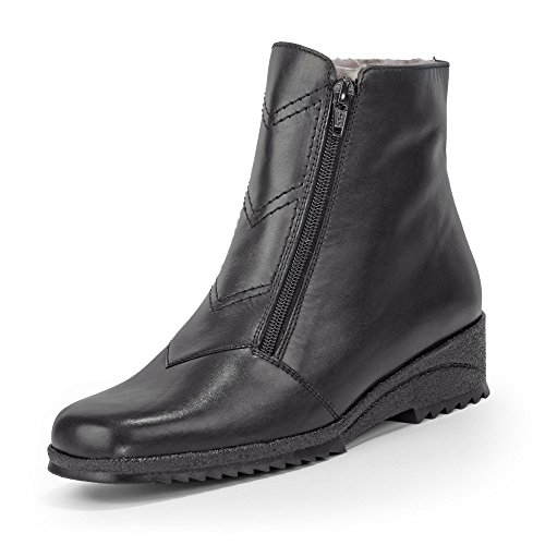 Ara Damas Botas de Piel de Oveja 12-48151-01 Negro, Gr. 37 a la 41,5, Cuero, H Ancho, Damen Größen:41.5;Farben:Schwarz