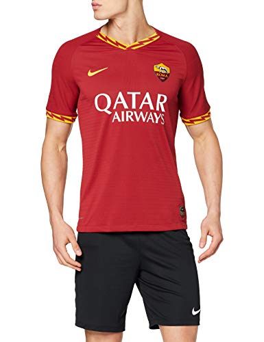 AS Roma Camiseta Equipación Casa Match Vapor 2019/2020, Nike Short Sleeve Top, Hombre, Rojo, M