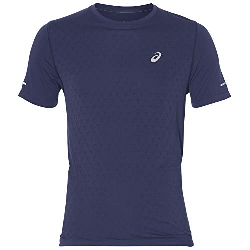 ASICS Gel-Cool SS tee 2011a314-401 Camiseta, Azul (Navy 2011a314/401), Large para Hombre