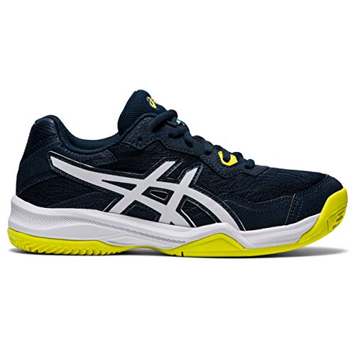 Asics Gel-Padel Pro 4 GS, Indoor Court Shoe, French Blue/White, 37.5 EU