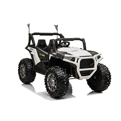 ATAA MAX Buggy 4x4 Coche eléctrico para niños 2 plazas y 4 Motores