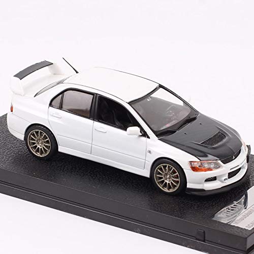 Auto modelo Sunstar Vitesse 1:43 Escala Mitsubishi Lancer Evolution Ix Evo Racing Diecasts Y Vehículo De Juguete Coche Modelo De Metal Caja De Acrílico De Recuerdo