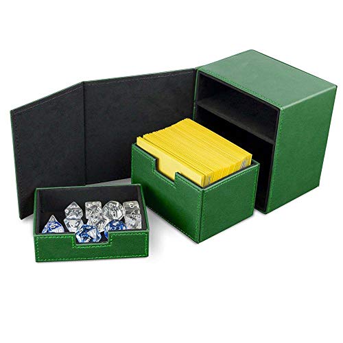 BCW Card Supplies Deck Vault LX - Caja para Cartas (100 Unidades), Color Verde