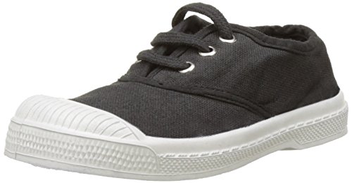 Bensimon Tennis Lacet Enfant - Botas Unisex Niños, Negro (Carbone), 25 EU