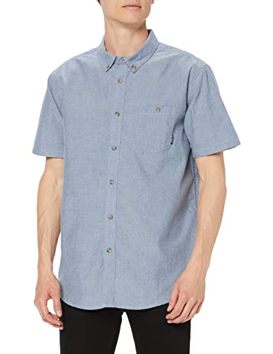 BILLABONG All Day SS Camisa Casual, Azul (Blue 20), Medium (Tamaño del Fabricante:M) para Hombre