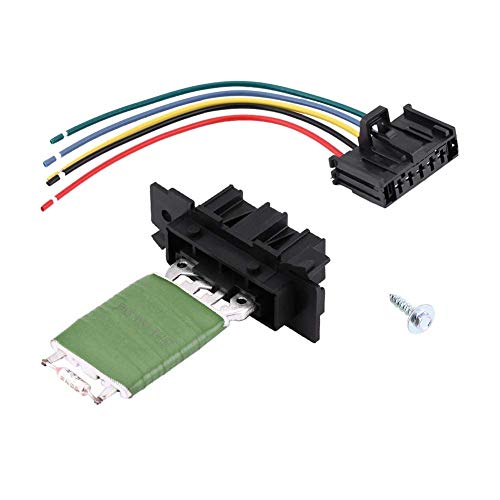 BLTR Resistencia del Ventilador del soplador del Motor del Calentador con el arnés de reparación de cableado Compatible con F-I-A-T Grande Punto QBO Fácil de Instalar