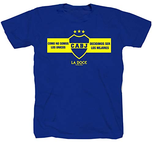 Boca Juniors Los Ultra Fankurve Ultras Pyro Barra Bravas - Camiseta de fútbol, color azul azul real XXL