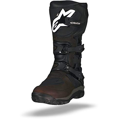 Botas de motociclismo y aventura Corozal marrones y negras, 45,5, de Alpinestars