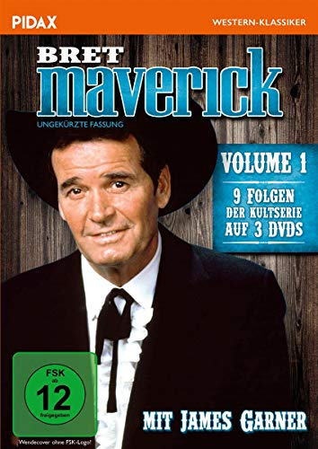 Bret Maverick, Vol. 1 / Neun Folgen der legendären Westernserie mit James Garner (Pidax Western-Klassiker) [Alemania] [DVD]