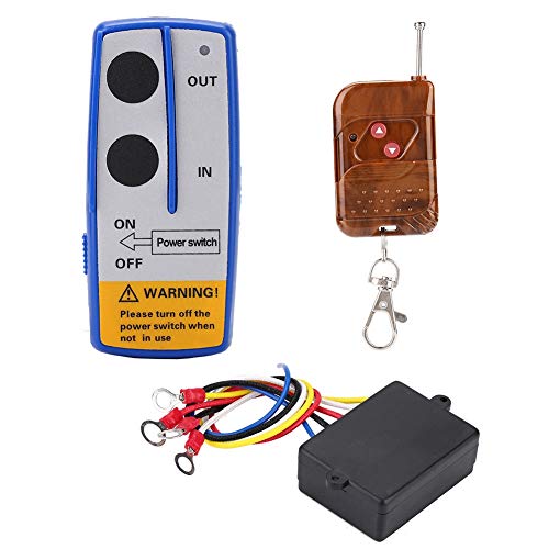 Bruryan Winch Control-12V 50ft Kit de Controlador de Control Remoto inalámbrico Universal de cabrestante para camión de Coche