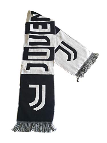 Bufanda de la Juventus, producto oficial, de jacquard, diseño de cebra. Código: JJ12