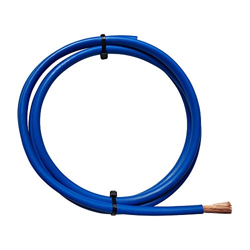 Cable de batería azul H07V-K 4-6 - 10-16 - 25-35-50 - 70-95 mm² - Cable de batería 100% cobre - Metro 4 mm2 6 mm2 10 mm2 16 mm2 25 mm2 35 mm2 50 mm2 70 mm². - Caravanas, camiones, barcos, coches.