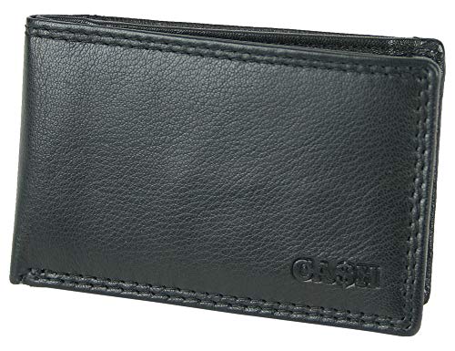 CA$H 5611 - Cartera para hombre Hombre Negro Negro Klein