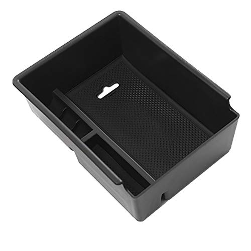 Caja De Almacenamiento para Reposabrazos, Consola Central para Coche, Soporte para Caja De Almacenamiento para Reposabrazos Compatible con Mitsubishi Outlander 2019+ Negro