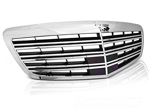 CALANDRE MERCEDES W221 09-13 S65 AMG CHROME NOIR