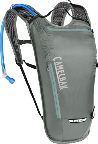 CamelBak Classic Light Mochila de hidratación, Unisex Adulto, Verde Agave, Azul Mineral, Talla única