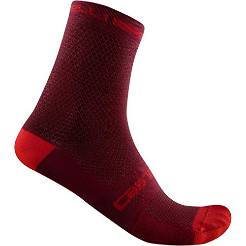 CASTELLI SUPERLEGGERA T 12 Sock Calcetines, burdeos, S para Hombre