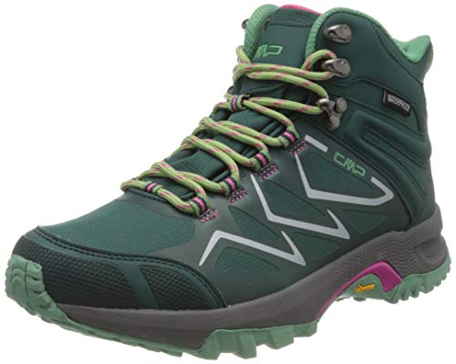 CMP – F.lli Campagnolo Gemini Mid Wmn Trekking Shoe WP, Botas de Senderismo Mujer, Verde Petrol E905, 37 EU