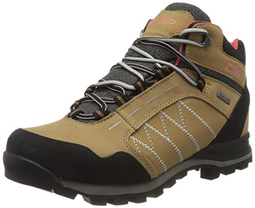 CMP – F.lli Campagnolo THIAMAT Mid WMN Trekking Shoe WP, Botas de Senderismo Mujer, Braun Dune P839, 36 EU