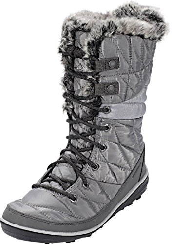 Columbia Heavenly Omni-Heat, Botas de Nieve Mujer, Gris (Quarry/Dove), 37 EU