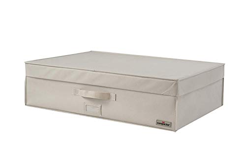 Compactor Caja de almacenamiento al vacío , rígida, ahorra espacio, Tamaño XL -180 litros, Gama 2.0 Trunks, Beige, RAN7118