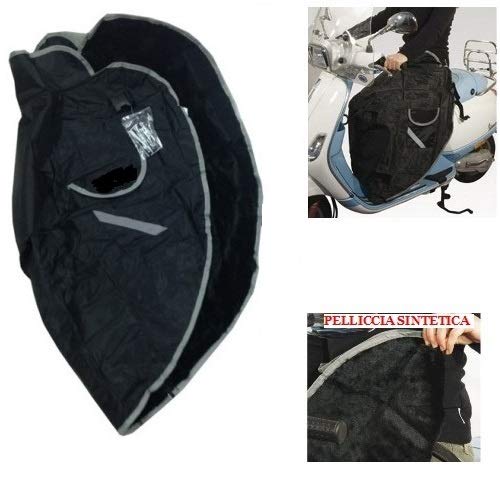 Compatible con Suzuki Burgman AN 400 i.e. Cubrepiernas impermeable cubrepiernas para llevar funda para piernas para scooter universal manta térmica con capa sintética