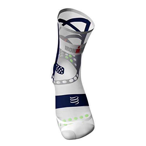 Compressport Calcetines ProRacing V3.0 UltraLight Run Hi Ironman 2017 Azul - T1