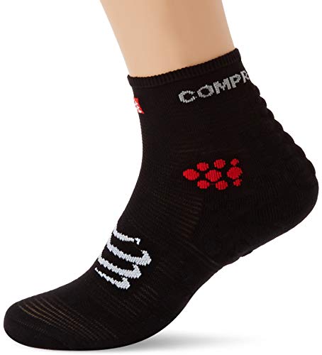 COMPRESSPORT Pro Racing Socks v3.0 Run High Calcetines, Unisex-Adult, Negro, 35-38 (T1)