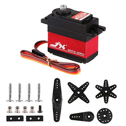 Crazepony-UK JX Servo PDI-6221MG Metal Gear Digital Servo 20.3kg Torque for 1/10 1/8 RC Car/HHK Big Airplane