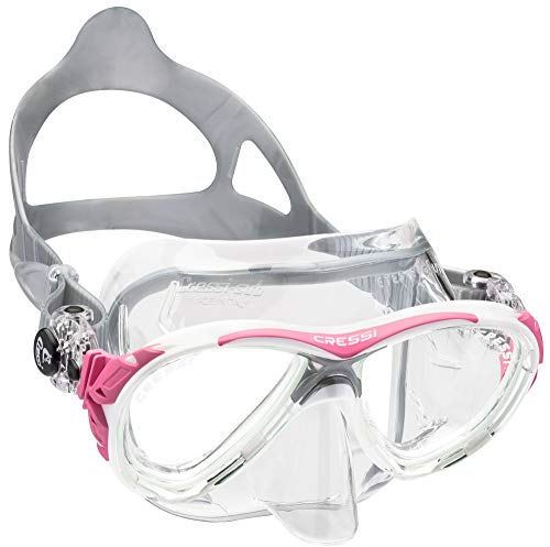 Cressi Eyes Evolution Crystal - Gafas de Buceo Rosa Rosa Talla:Small