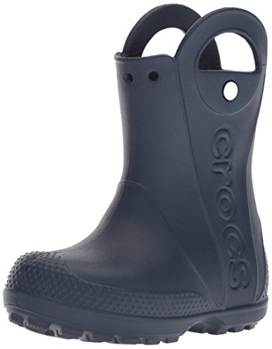 Crocs - Botas de Agua Infantiles con Asas (32-33 EU) (Azul)