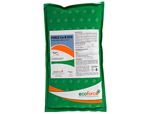 CULTIVERS Force Ca+B Eco de 1 kg. Fertilizante - Abono de Calcio y Boro, 100% Soluble. con Registro ecológico. Mejorar la firmeza, el cuajado de Frutos y los Problemas de rajado.