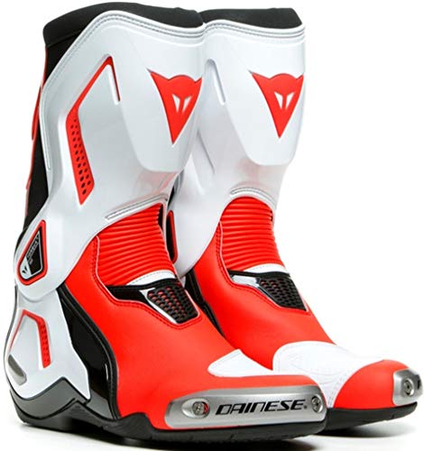 Dainese Torque 3 Out - Botas de moto para mujer, color negro, blanco y rojo, talla 42