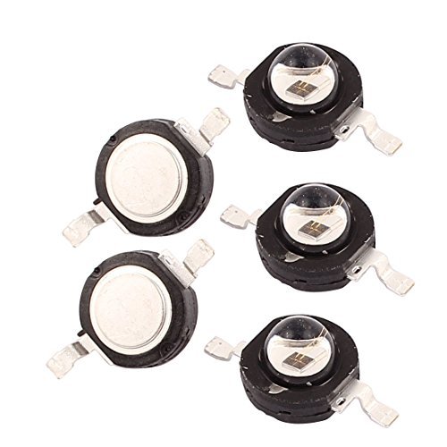 DealMux 5 Piezas de Alta Potencia de 850 Nano Infrarrojos IR LED Diodo SD-DR4201C8 para cámaras de CCTV